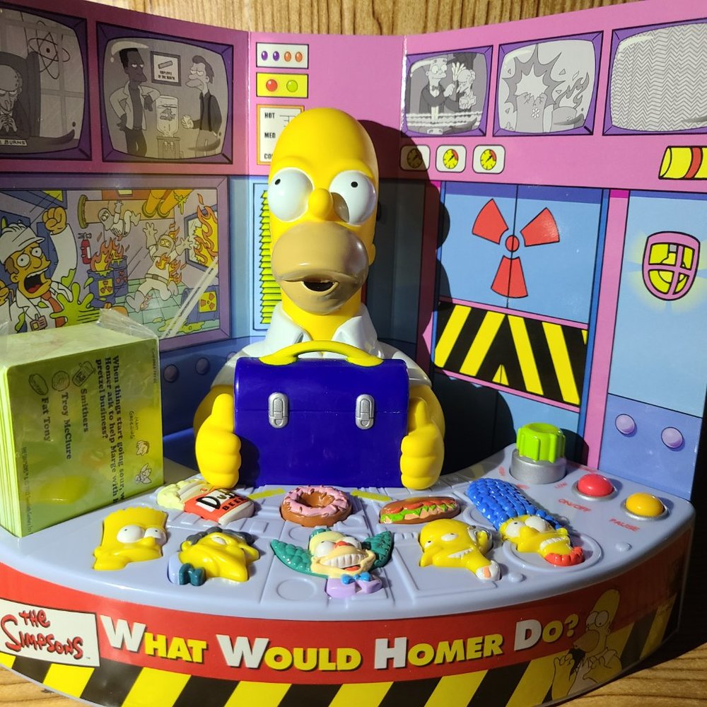 The Simpsons “What Would Homer Do?” Electronic Trivia Game (AS IS) - Picture 6 of 7